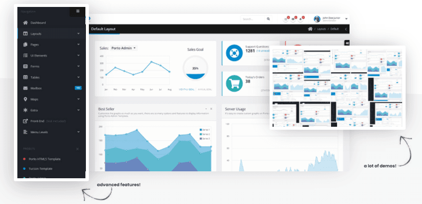 Porto Admin - Admin Dashboard Template