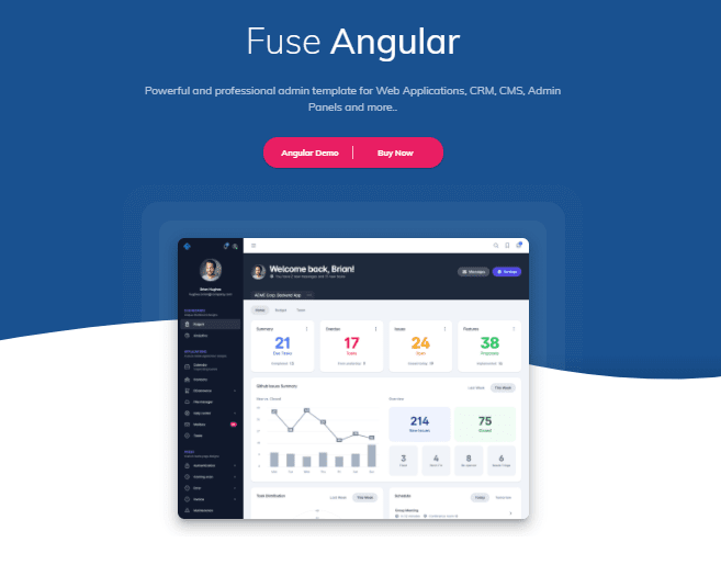 fuse - Admin Dashboard Template