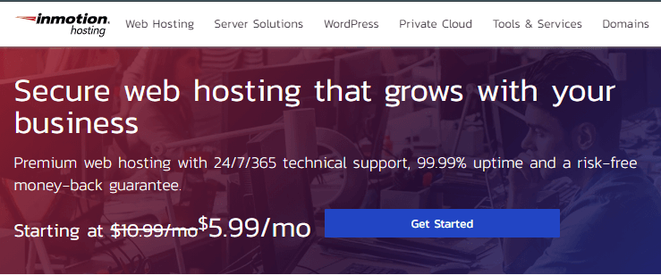 Inmotion Best Web Hosting for Niche Websites: