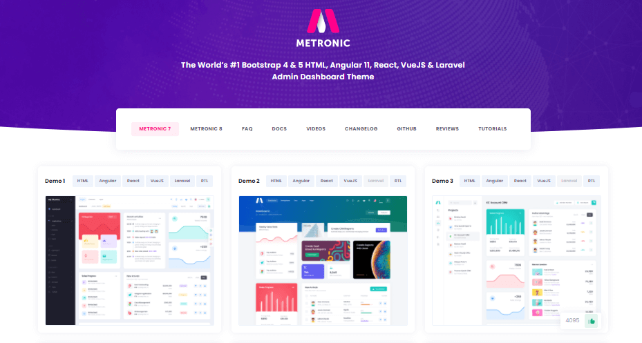 metronic - Admin Dashboard Template