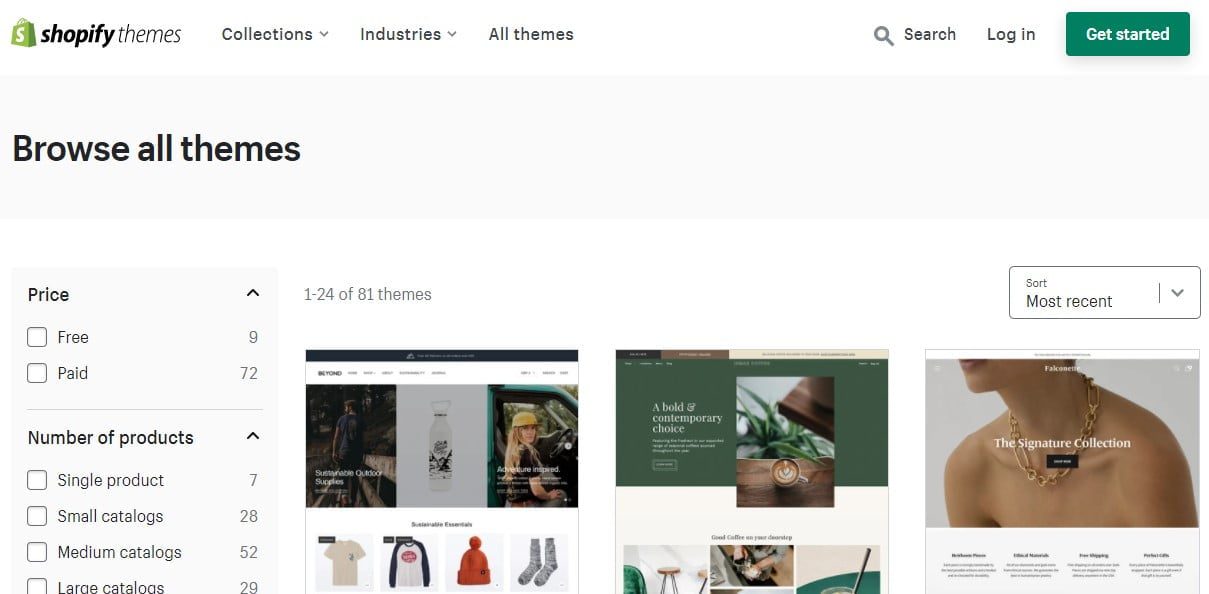 shopify themes