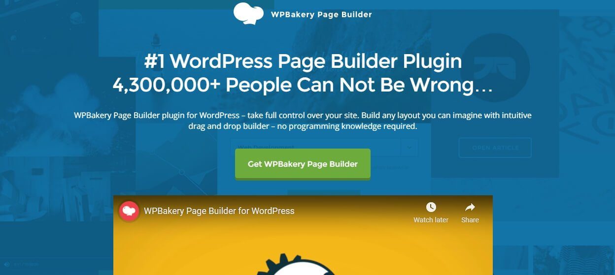 WPBakery Best WordPress Page Builder Plugins 2022