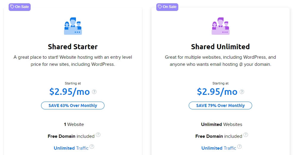 DreamHost Shared Hosting Plan