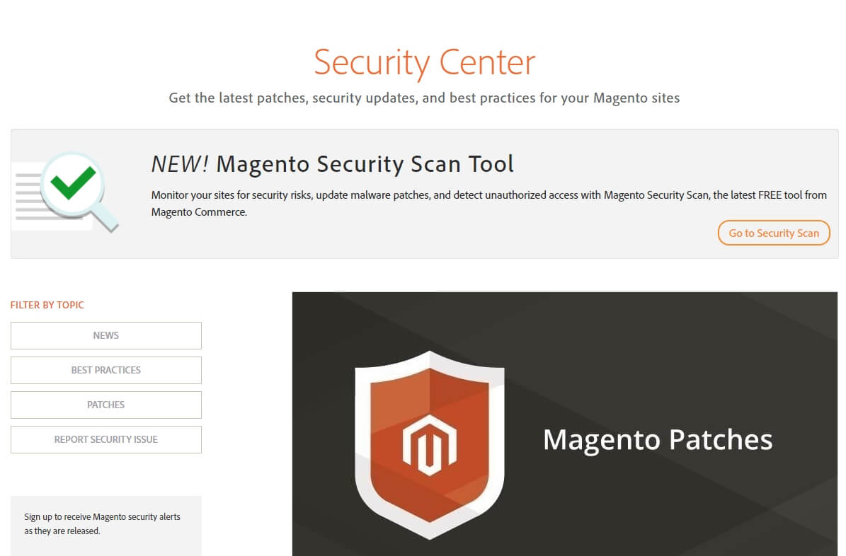 Magento Review - Security Features