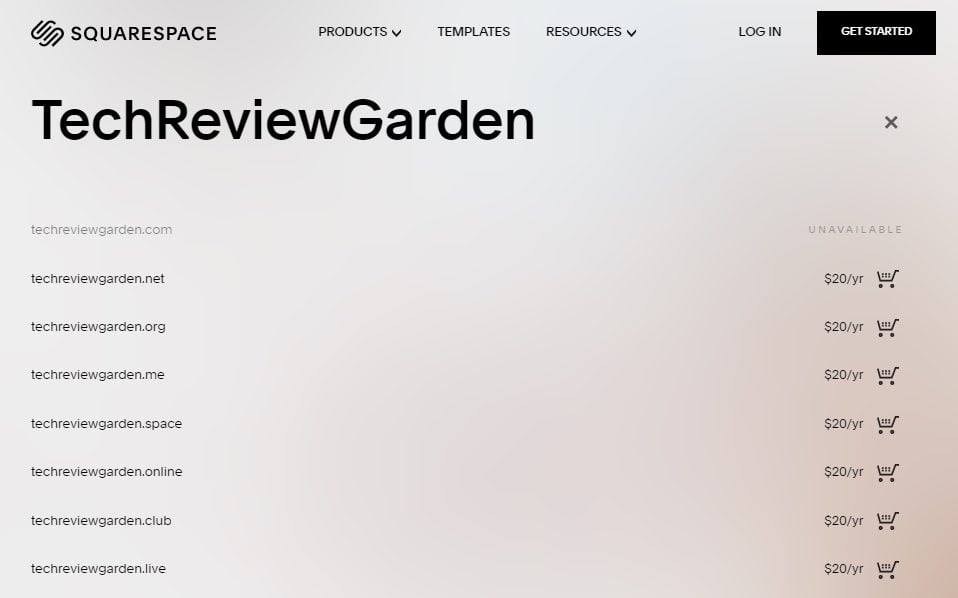 Squarespace-Domain-TechReviewGarden