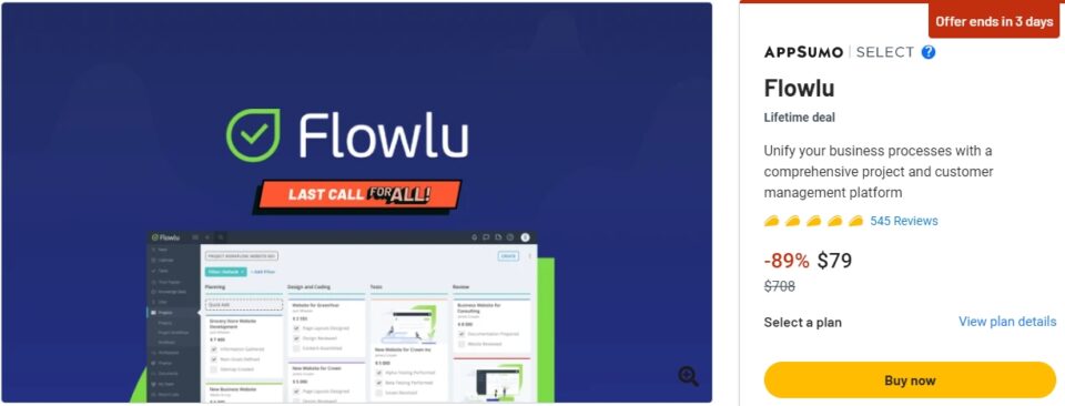 Flowlu All in One Project and Business Management Suite | TechReviewGarden
